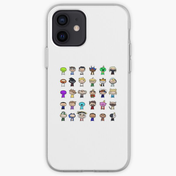 Dream Smp All Members - Dream Smp  iPhone Soft Case RB1106 product Offical Dream SMP Merch