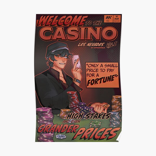 Quackity Casino Dream SMP Las Nevadas Comic Poster v2 Poster RB1106 product Offical Dream SMP Merch