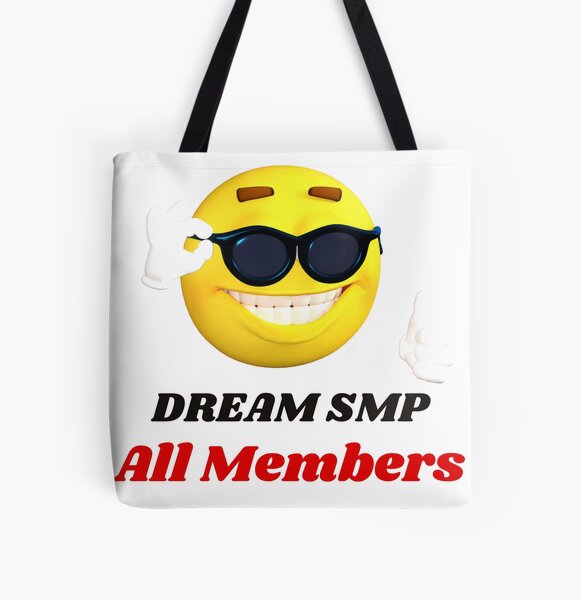 Dream SMP All Members All Over Print Tote Bag RB1106 product Offical Dream SMP Merch