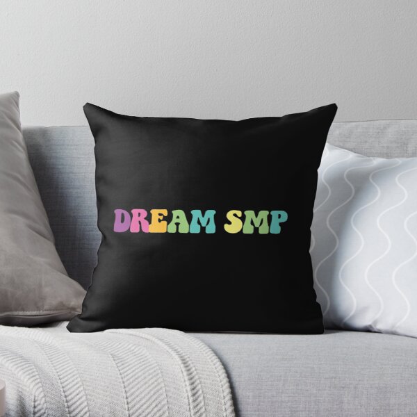 Dream SMP Pastel Throw Pillow RB1106 product Offical Dream SMP Merch