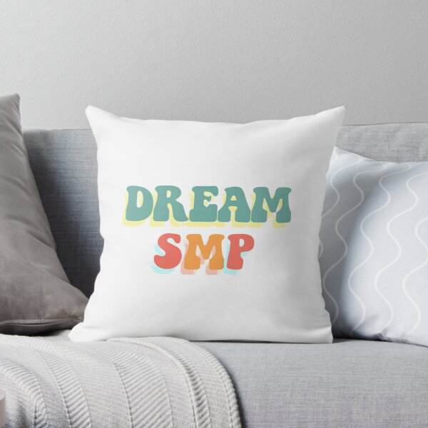 Dream SMP Classic Retro Throw Pillow RB1106 product Offical Dream SMP Merch