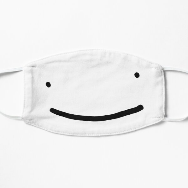 Dream SMP smile Flat Mask RB1106 product Offical Dream SMP Merch